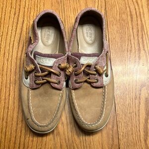 Maroon Sperry Loafers